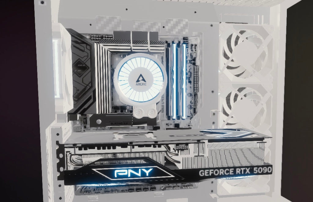 Rtx 5080 gaming pc intel i9 14900k water cooled