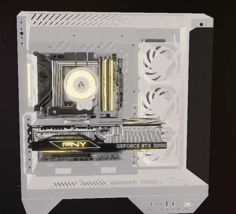 Rtx 5080 gaming pc intel i9 14900k water cooled
