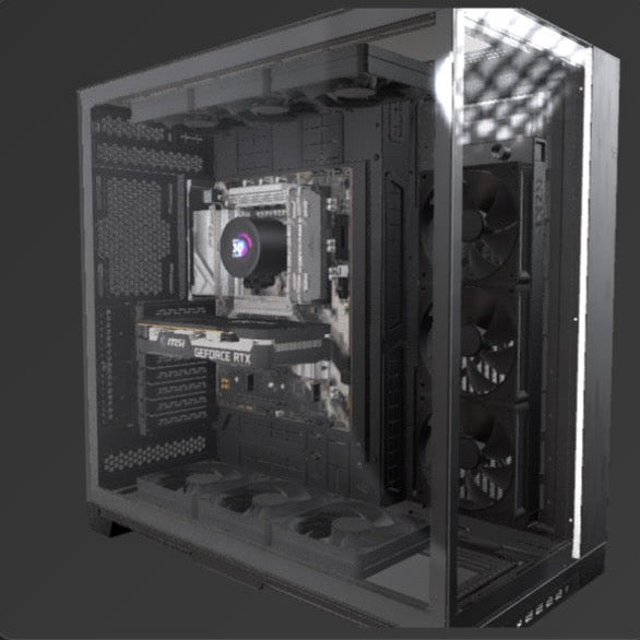3060 ti gaming pc water cooled i5 10400f 16gb ram 256gb ssd